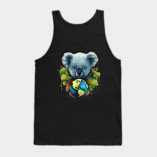 Koala Earth Day Tank Top